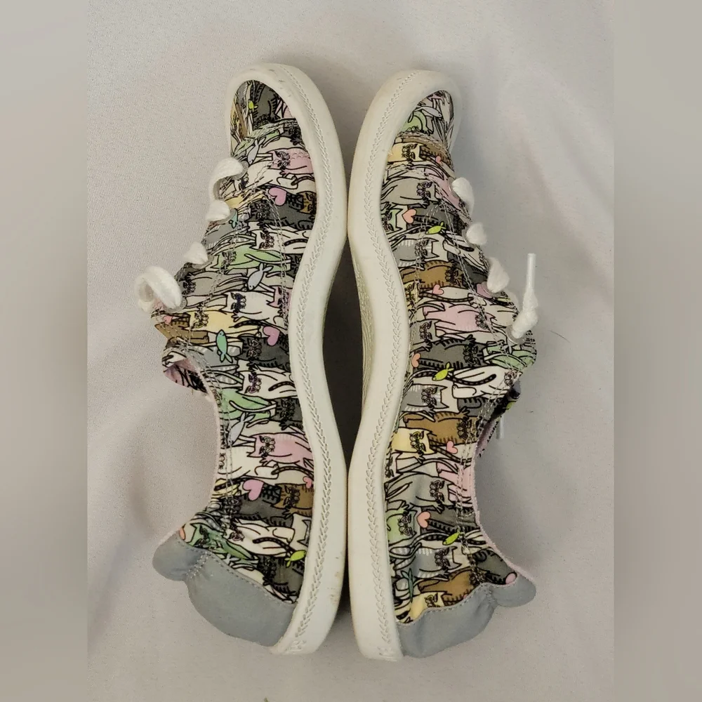Bobs From Skechers Memory Foam Sneakers Cats Size 10 - Picture 8 of 11